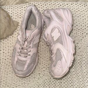 New Balance Kid’s Pale Pink Athletic Sneakers